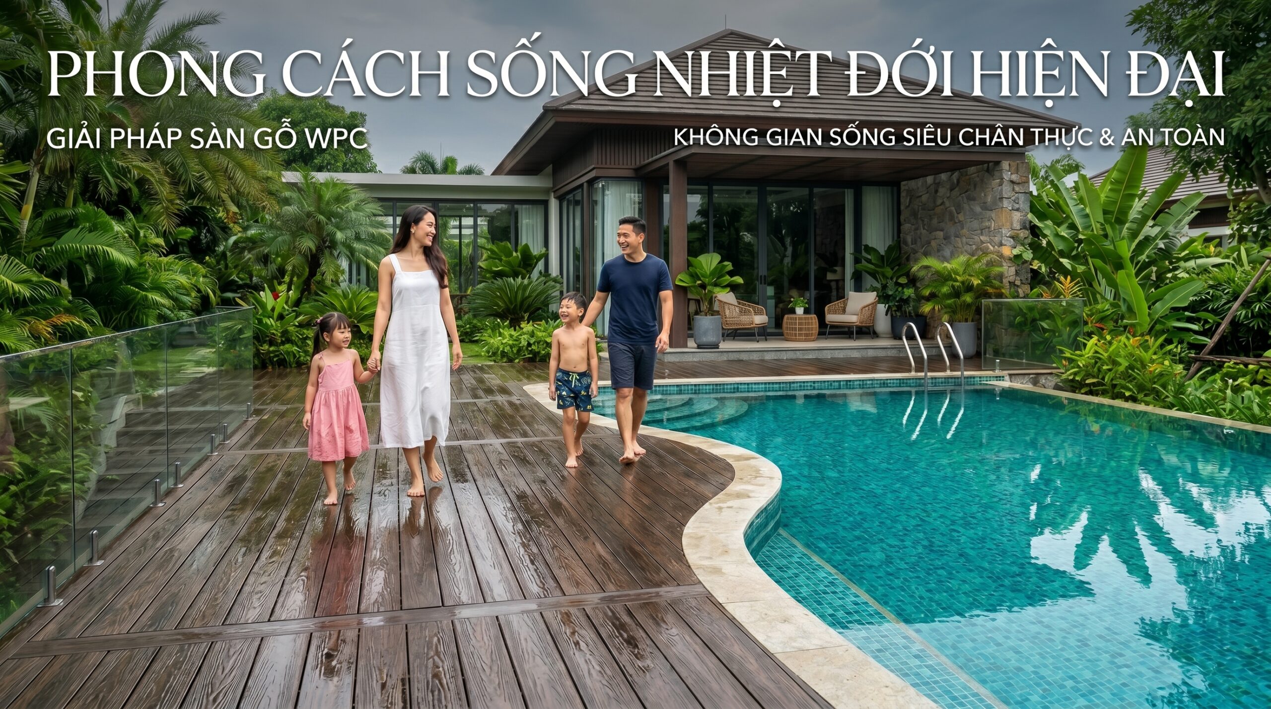 Sàn Gỗ Nhựa Ngoài Trời: Giải Pháp Chống Trơn Trượt, An Toàn Tuyệt Đối Dưới Mọi Thời Tiết