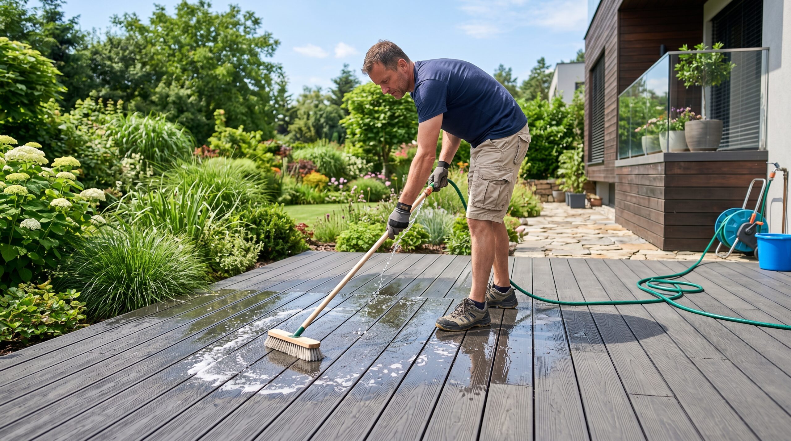 Cách Vệ Sinh và Bảo Dưỡng Sàn Gỗ Nhựa Ngoài Trời WPC